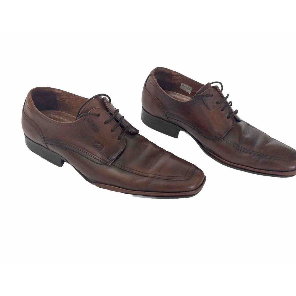 Fluchos Mens Dress‎ Shoes Oxfords Brown Size 43 10.5 US